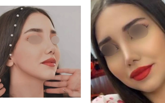 عمل بینی گوشتی خیلی بزرگ عمل بینی گوشتی خیلی بزرگ