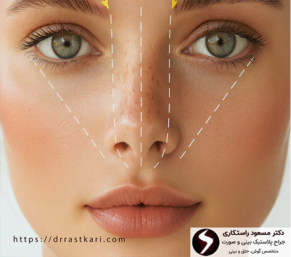 اهمیت تناسب بینی با اجزای صورت