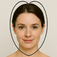 فرم صورت قلبی