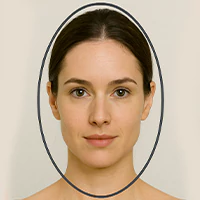 فرم صورت لوزی