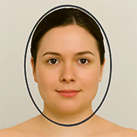 فرم صورت گرد