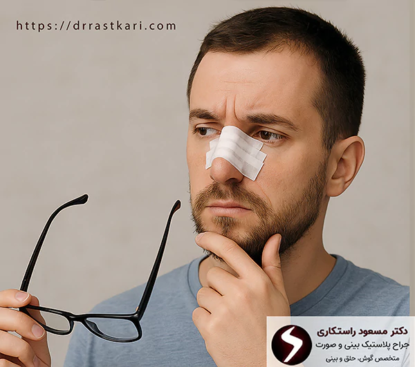 عینک زدن پس از رینوپلاستی