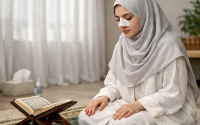 نماز خواندن بعد از عمل بینی؛ راهنمای کامل برای رعایت دقیق اصول